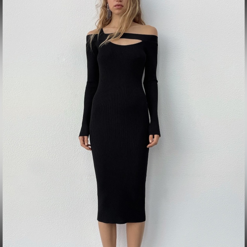 Zara Midi Knit Dress